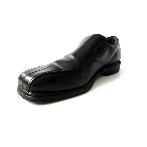 Nunn Bush Mens Size 12M Slip On Split Toe Loafers Black Leather, Gel 84040-001 - Picture 8 of 12
